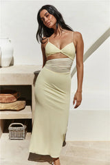 Summer Nomad Midi Dress Yellow