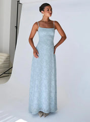South Of France Maxi Dress Blue