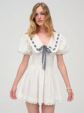 Ruby Ribbon Mini Dress