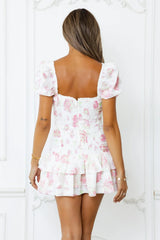 Flora’s Dream Mini Dress White