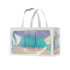Tita Virgilia Duffle Grocery Bag Iridescent Large