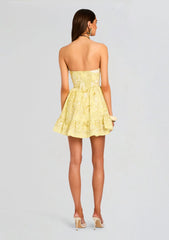 Fiza Strapless Short Dress