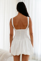Dainty Style Mini Dress White