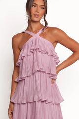Aveline Midi Dress - Lilac