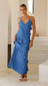 Sophia Maxi Dress - Cobalt Blue
