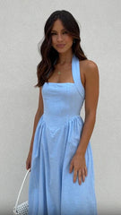 Caden Maxi Dress - Blue