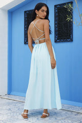 Summer Dreaming Maxi Dress Blue