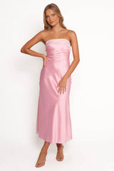 Ashe Midi Dress - Pink